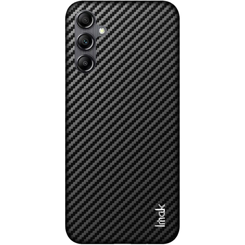 IMAK Ruiyi Series for Samsung Galaxy A14 4G / 5G Back Phone Case PU Leather Coated PC Carbon Fiber Texture Slim Cover IMAK Ruiyi Series for Samsung Galaxy A14 4G / 5G Back Phone Case PU Leather Coated PC Carbon Fiber Texture Slim Cover